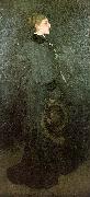 James Abbott McNeil Whistler Arrangement in Brown and Black oil